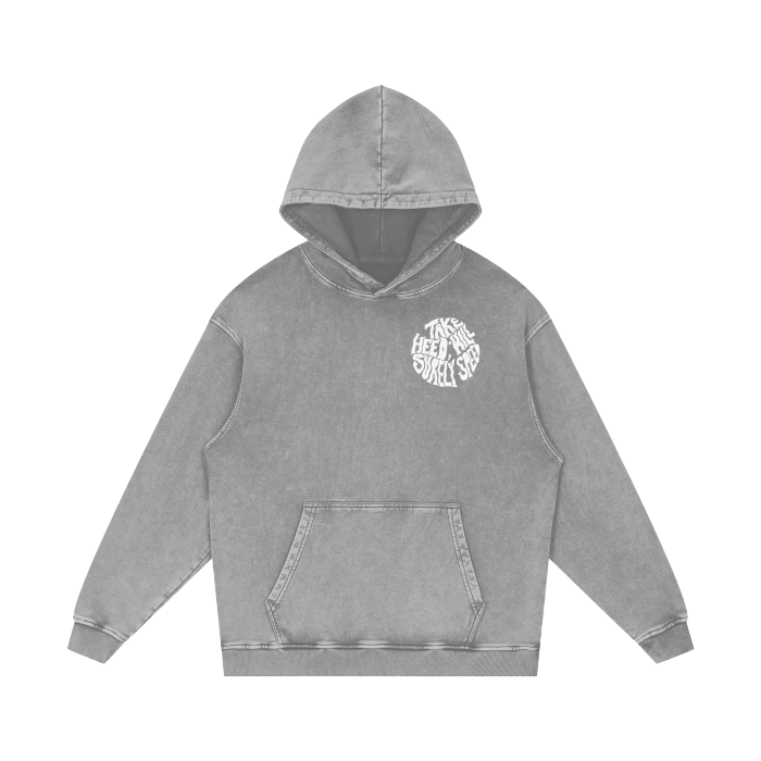 TAKE HEED ACID WASH HOODIE
