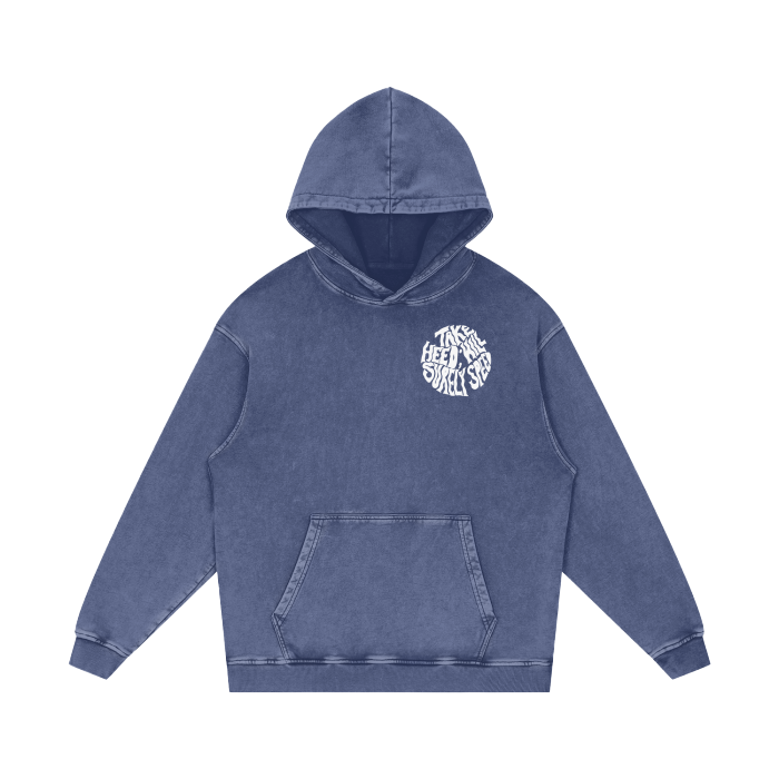 TAKE HEED ACID WASH HOODIE