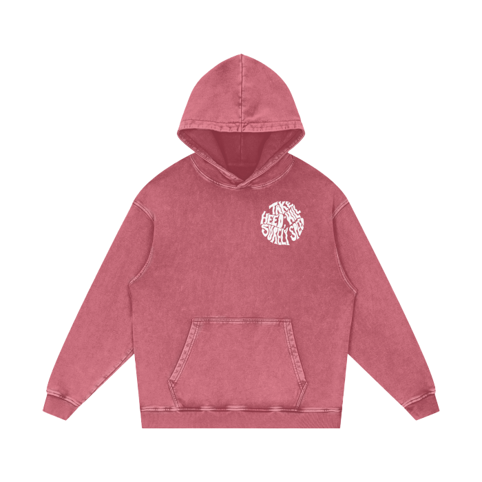 TAKE HEED ACID WASH HOODIE