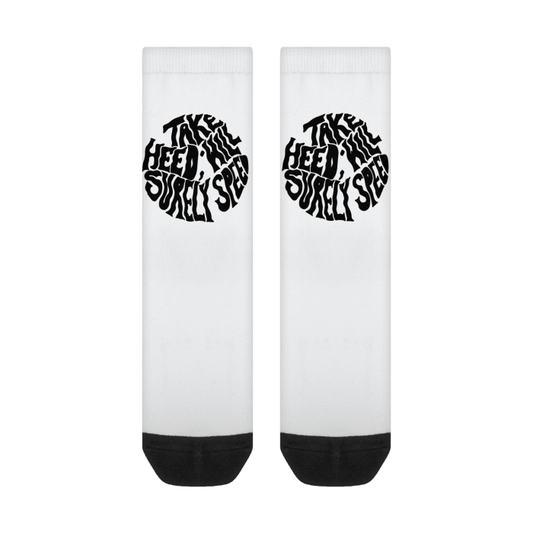 Take Heed; Will Surely Speed Crew Socks